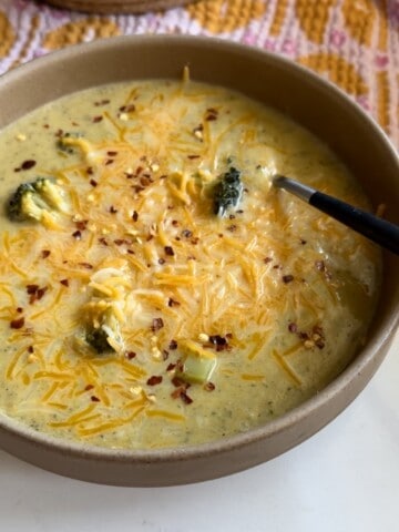 broccoli cheddar soup low carb