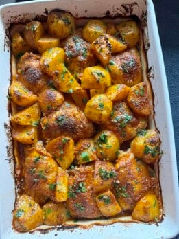 best one pan chicken and potatoes recipe