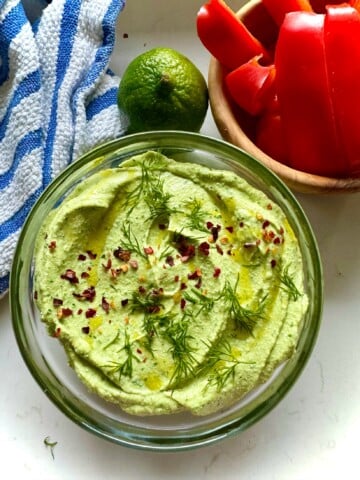 high protein avocado dip
