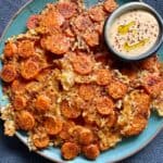 2 ingredient crispy carrot chips