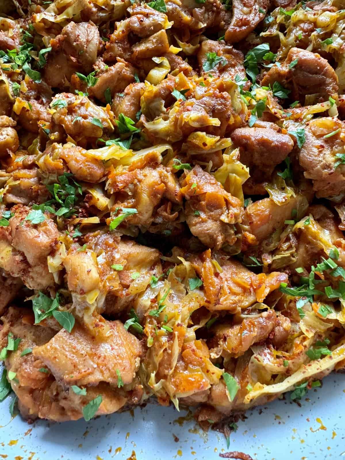 One Pan Chicken and Cabbage-image