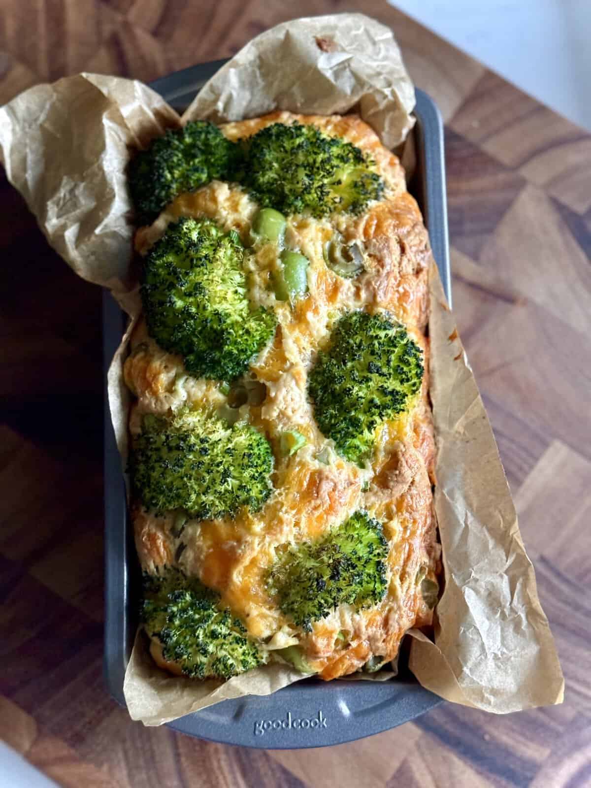 Broccoli Cheddar Forest Loaf - Hungry Happens 