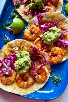 crispy shrimp tacos