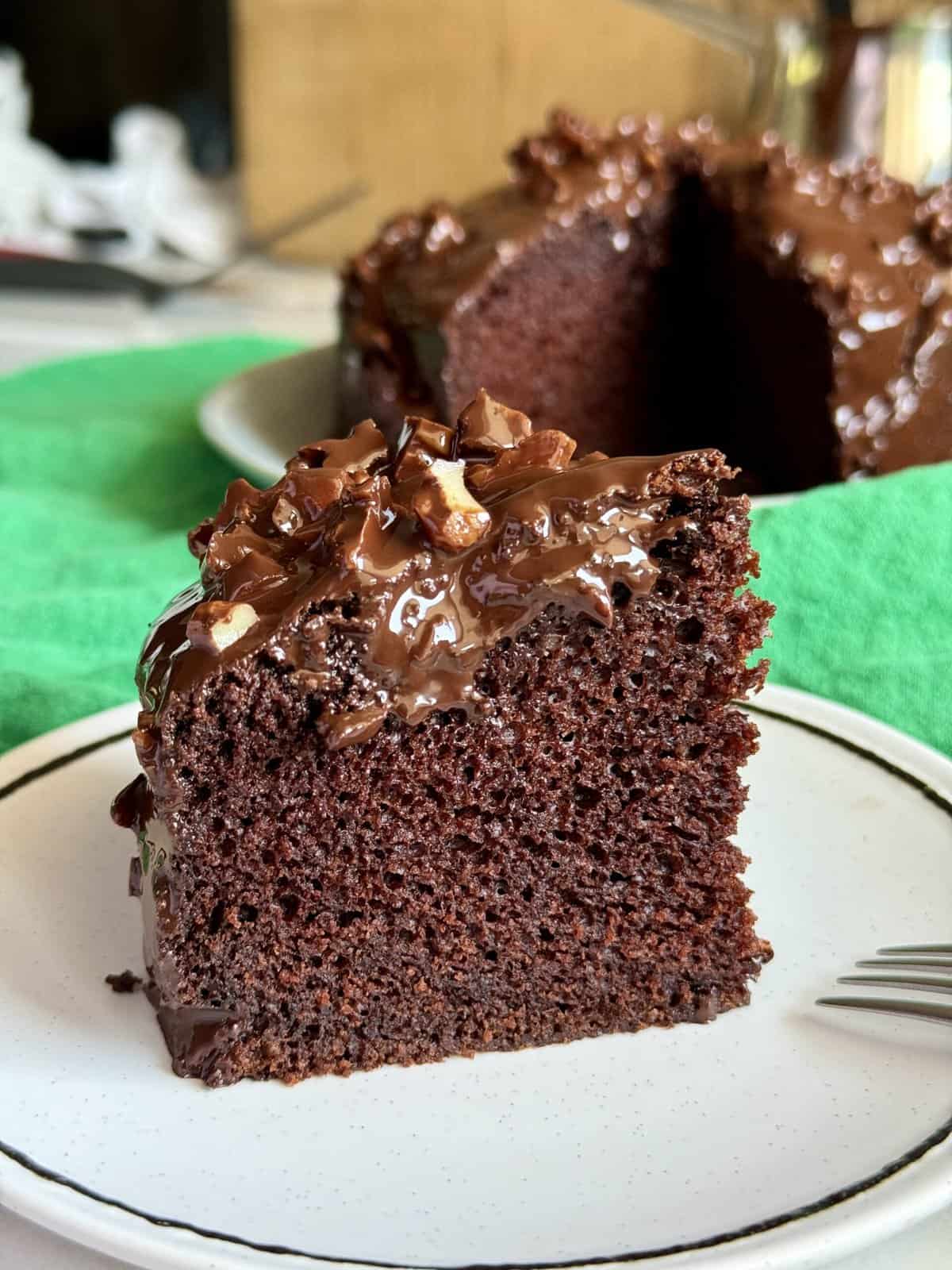 Healthy Blender Chocolate Cake