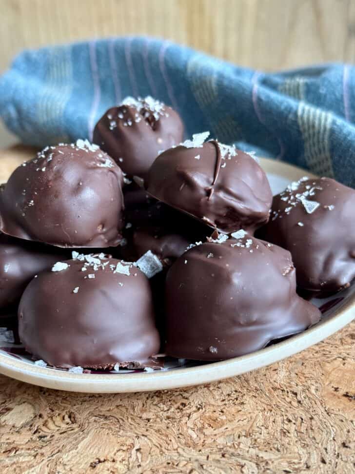 healthy chocolate truffles