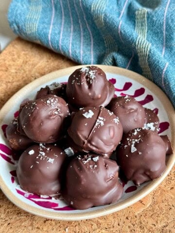 healthy chocolate truffles