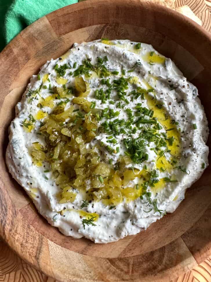 whipped cottage cheese pickle dip