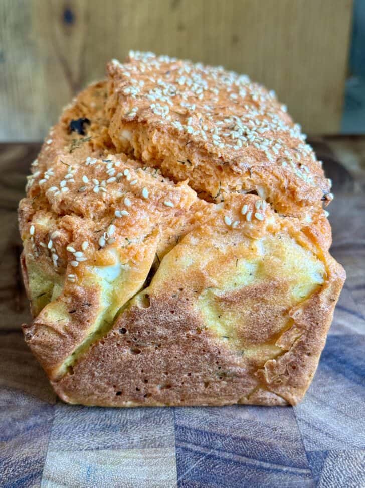 healthy mediterranean lentil bread