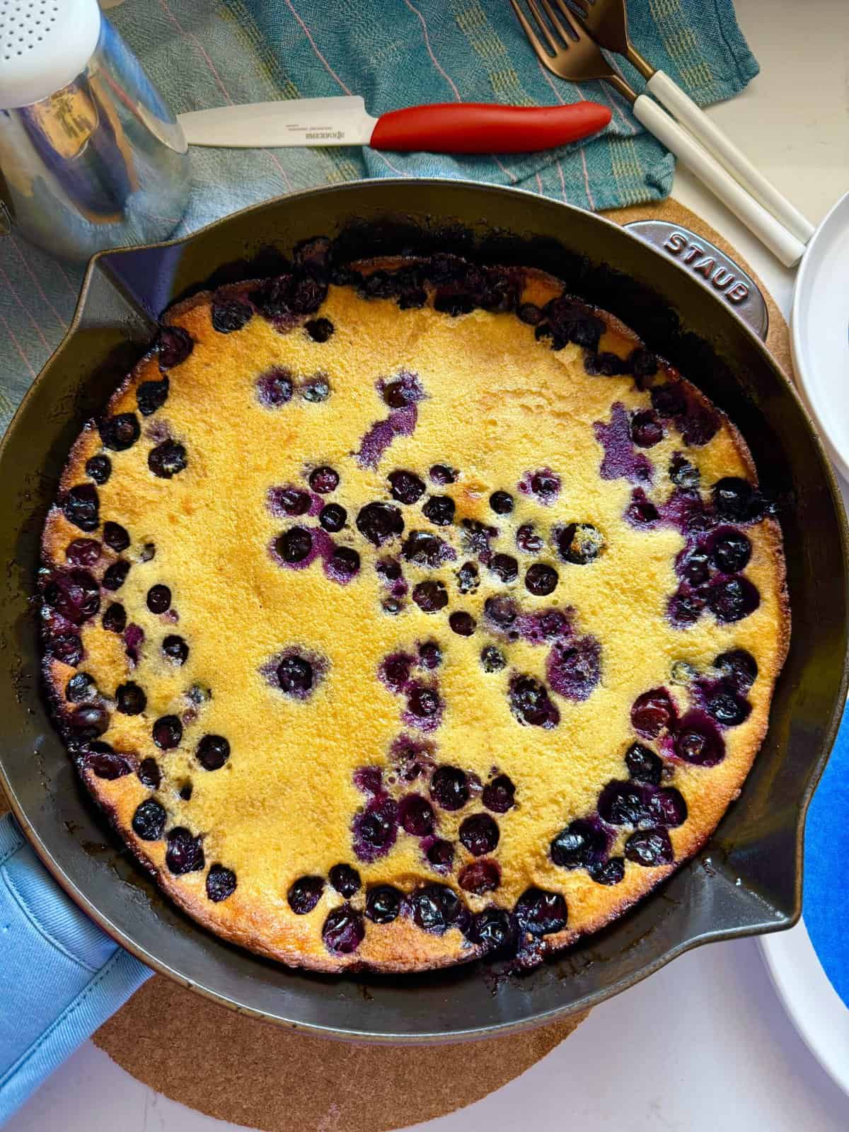 Blueberry Lemon Dutch Baby-image