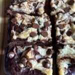 Healthier cream cheese swirl brownies