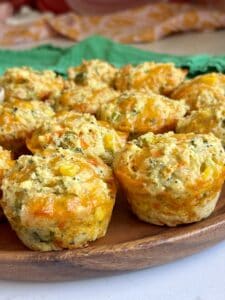 Easy Veggie Cheese Muffins - Hungry Happens