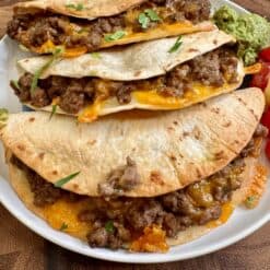quick crunchy baked beef tacos