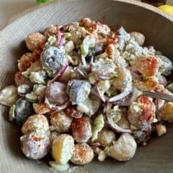 creamy Greek potato salad