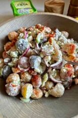 creamy Greek potato salad