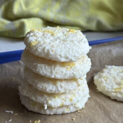 3 ingredient lemon cookies no bake