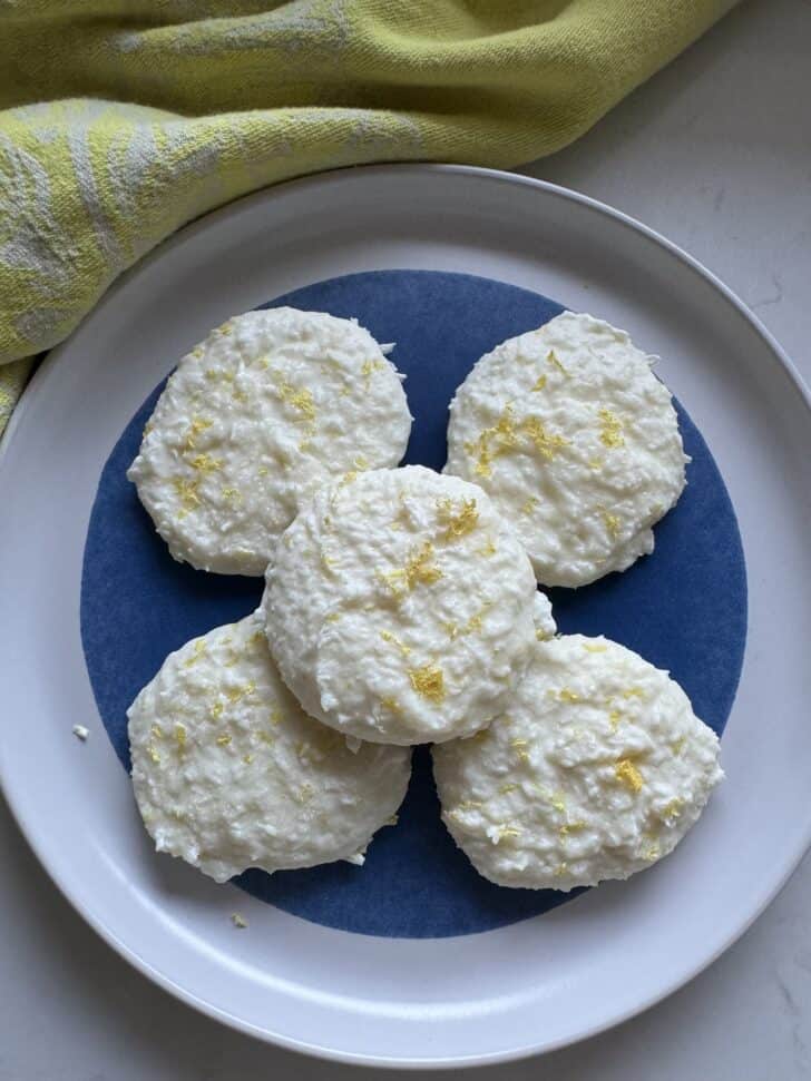 3 ingredient no bake lemon cookies