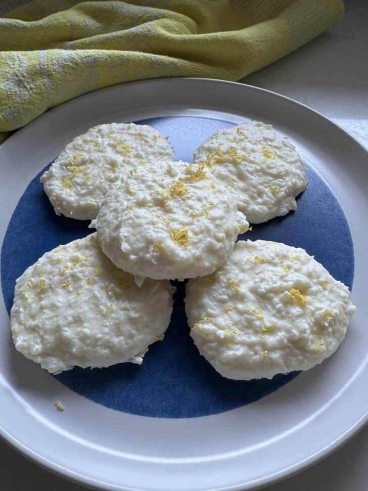 3 ingredient lemon cookies no bake