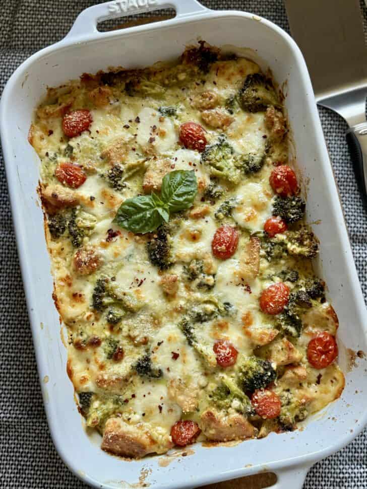 tuscan chicken broccoli bake