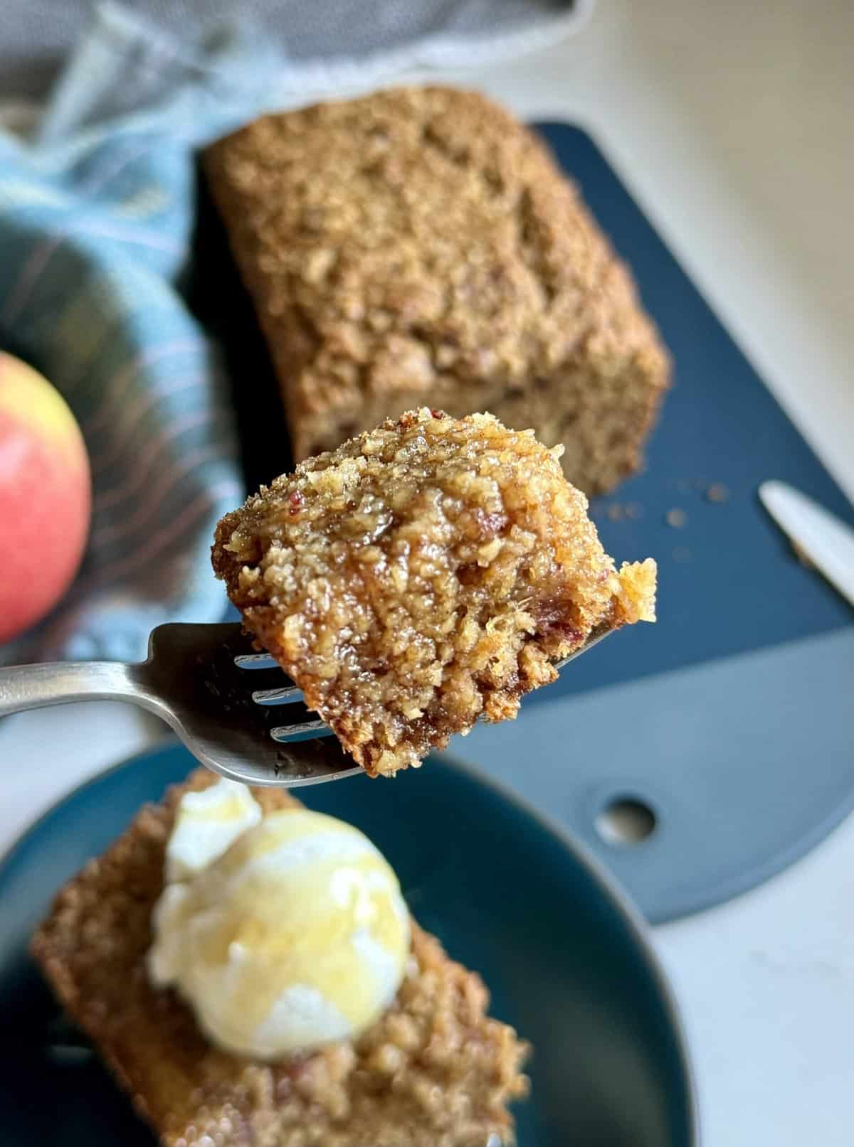 Healthy Apple Oatmeal Blender Bread-image