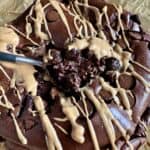 Easy Lighter Chocolate Cottage Cheese Cheesecake