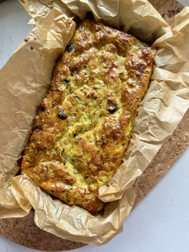 mediterranean zucchini loaf