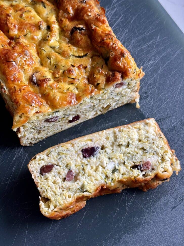 mediterranean zucchini loaf