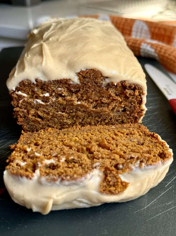 Healthier Pumpkin Banana Bread