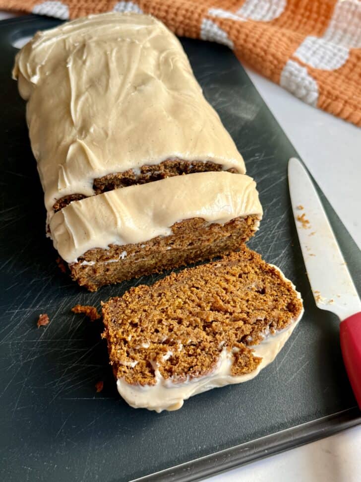 Healthier Pumpkin Banana Bread