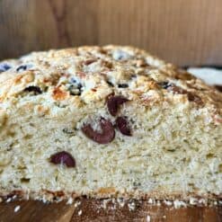 Easy Greek Olive Bread