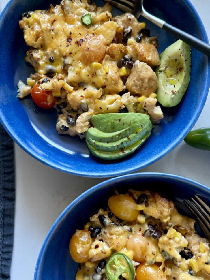 Mexican Chicken Vegetable Bake