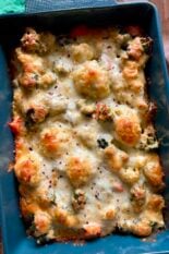 Creamy Pesto Vegetable Bake