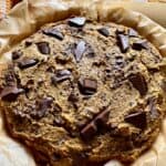 Healthier pumpkin chocolate chunk cake