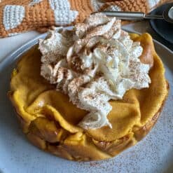 lighter pumpkin cottage cheese cheesecake