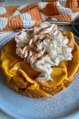 lighter pumpkin cottage cheese cheesecake