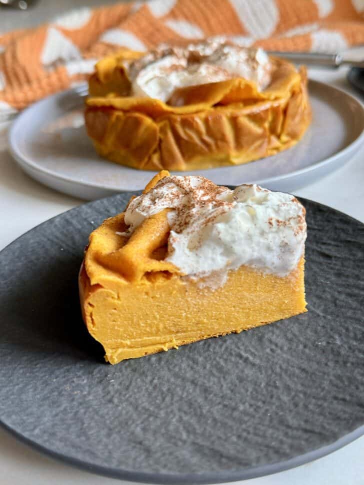 lighter pumpkin cottage cheese cheesecake