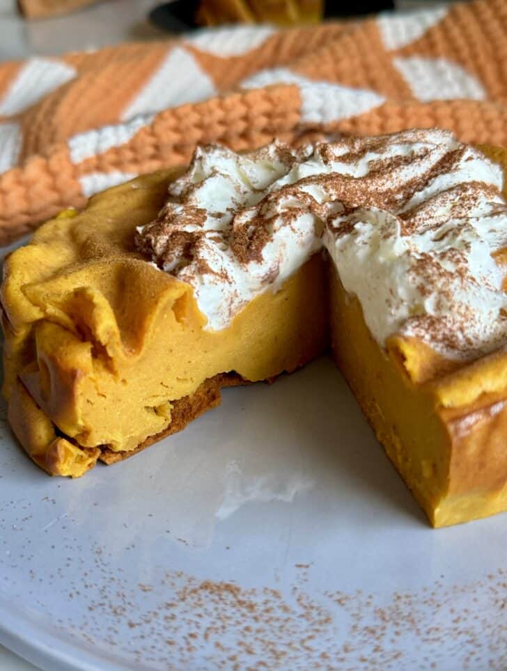 lighter pumpkin cottage cheese cheesecake