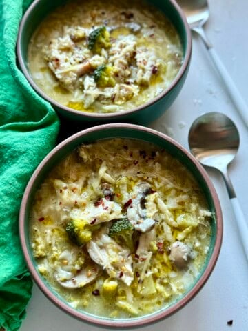 Chicken Broccoli Parmesan Soup