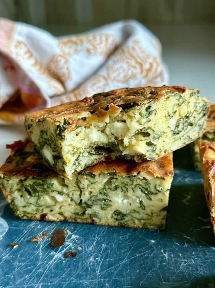 Lentil Spinach and Feta Pie