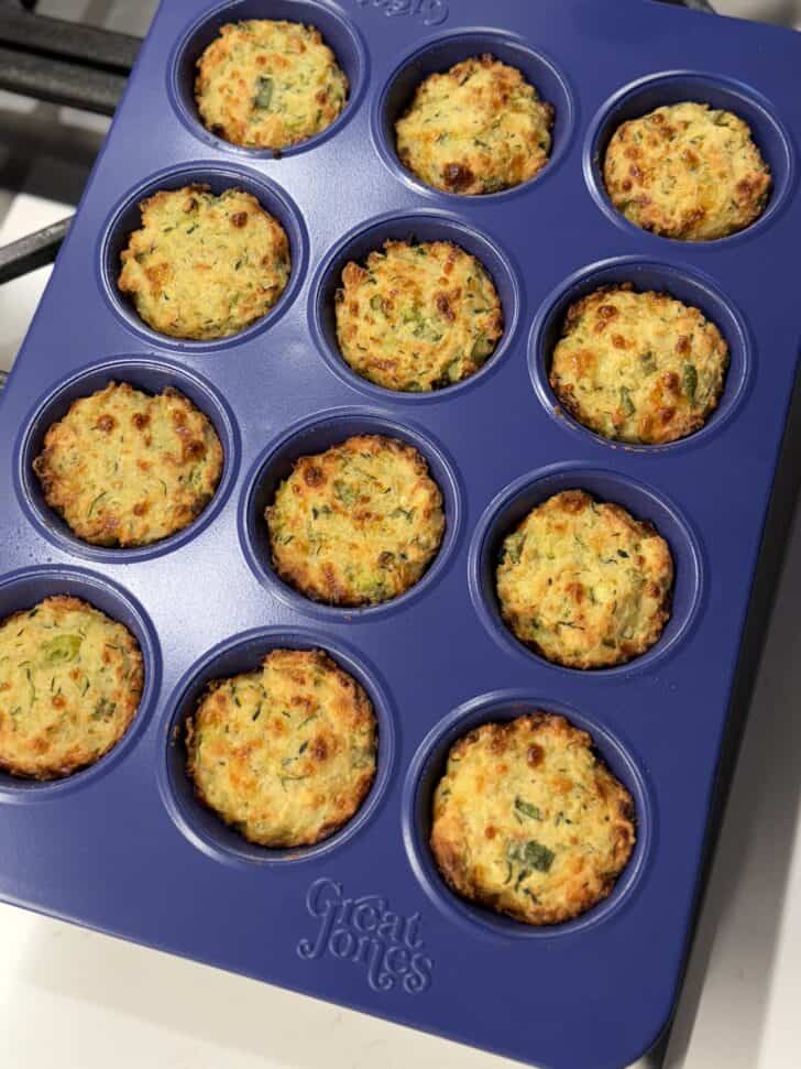 Crispy Potato Zucchini Muffins