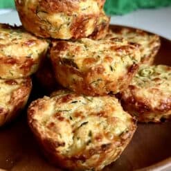 Crispy Potato Zucchini Muffins