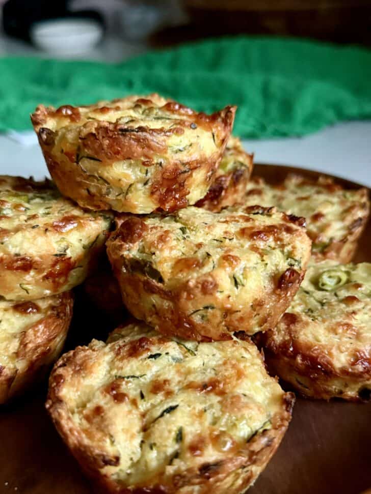 Crispy Potato Zucchini Muffins