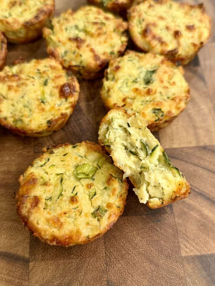 Crispy Potato Zucchini Muffins