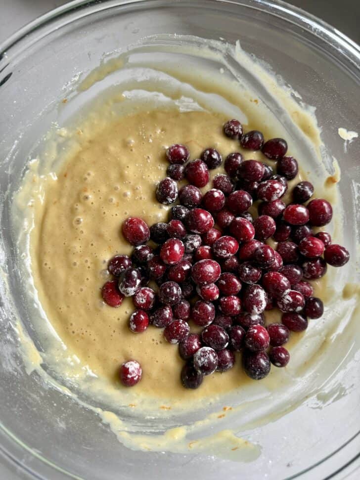 cranberry orange loaf