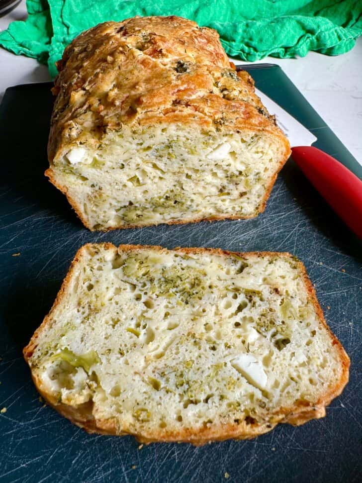 broccoli and feta loaf