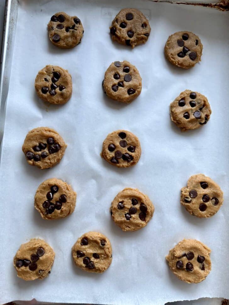 chickpea chocolate chip cookies