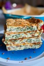 spinach ricotta egg bake (gluten free)