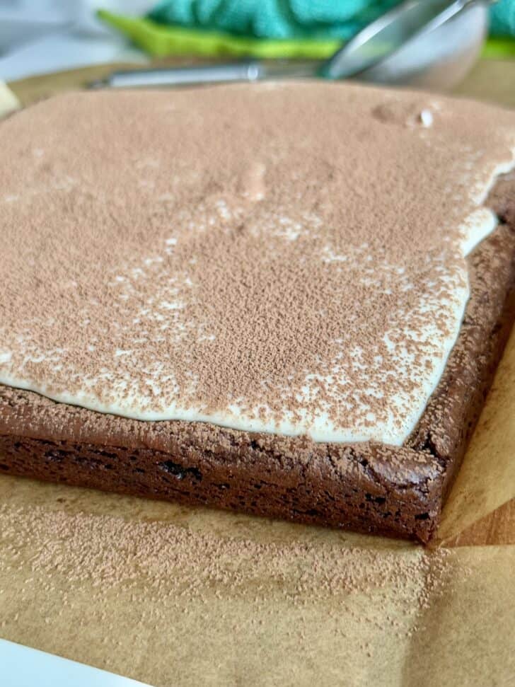 flourless tiramisu brownies