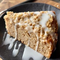 sour cream coffee cake with streusel topping