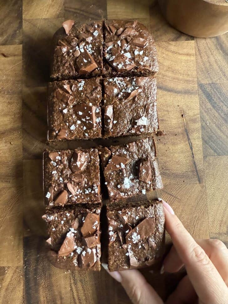 healthy zucchini brownies