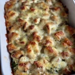 creamy chicken and broccoli bake